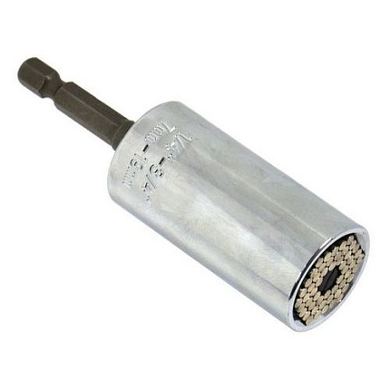 Nástavec univerzální 7-19mm délka 52mm + adaptér 3/8