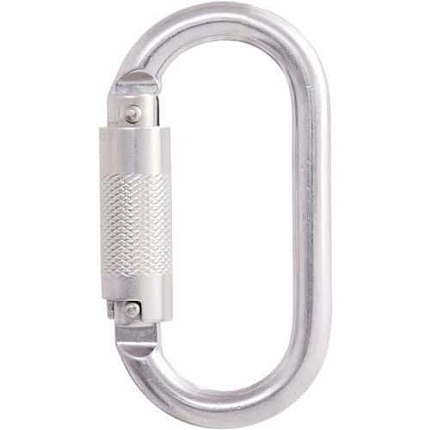 Ocelová karabina s 1/4 otočným zámkem