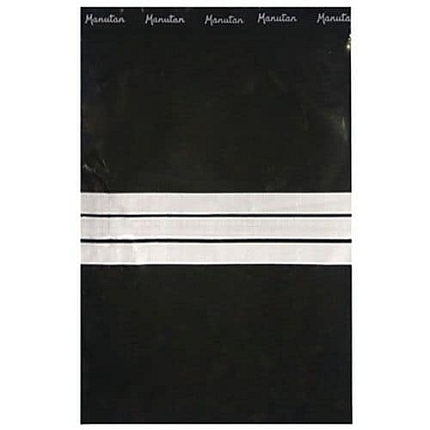 Uzavíratelné sáčky se zipem Manutan Expert, černé, 100 ks, 150 x 100 mm