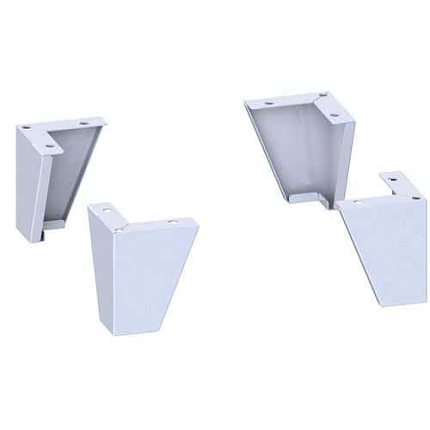 Sada noh k šatním skříním Manutan Expert, 4 ks