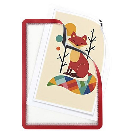 Magnetický rámeček Magneto A3, červený - Djois