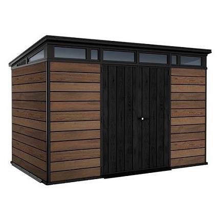 Zahradní domek Horizontal 11 x 7, hnědý