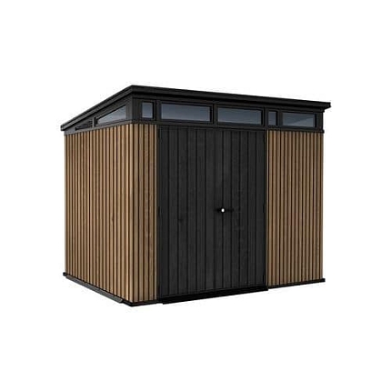 Zahradní domek Vertical 9 x 7, hnědý