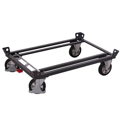 Transportní plošina na palety, do 1 200 kg, 107 x 87 x 35 cm, šedá