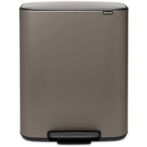 Odpadkový koš s nožním pedálem Bo Pedal bin 60 l Brabantia platinový