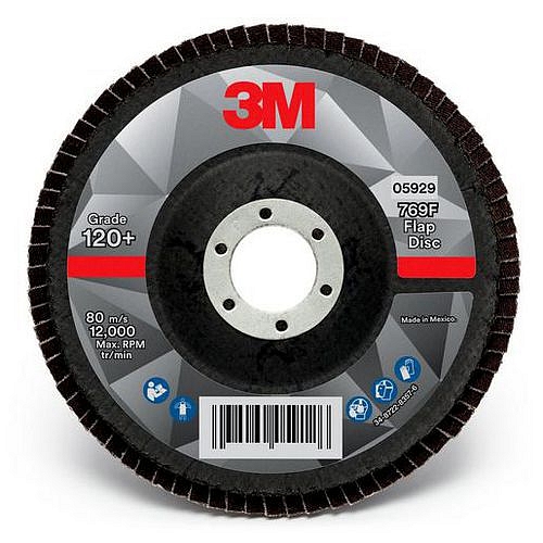 769F brusný lamelový kotouč 3M, zakřivený, 125x22,23 mm, G80