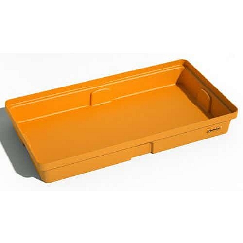 Plastová záchytná vana - Manutan Expert, kapacita 100 l, bez roštu