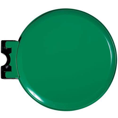 Venkovní držák na pytle s víkem Manutan Expert, zelený