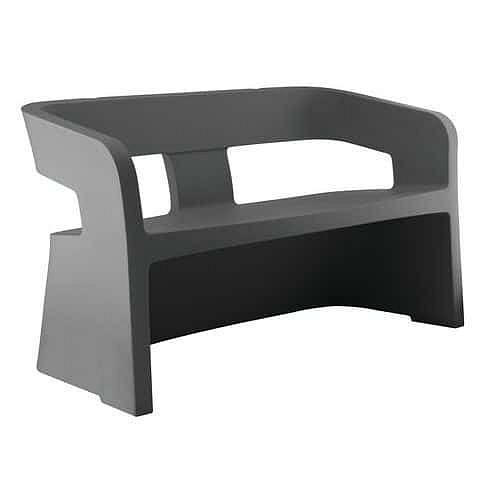 Plastová pohovka Karla, antracit