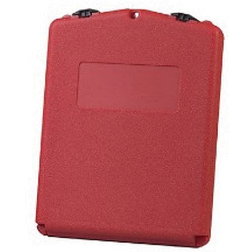 Plastový box na dokumenty Justrite, 36,8 x 27,9 x 5,4 cm