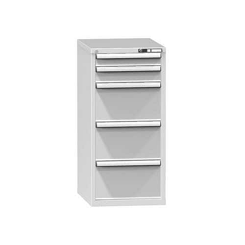 Zásuvková skříň ZE3, 578 x 753 x 1215 mm, šedá-šedá