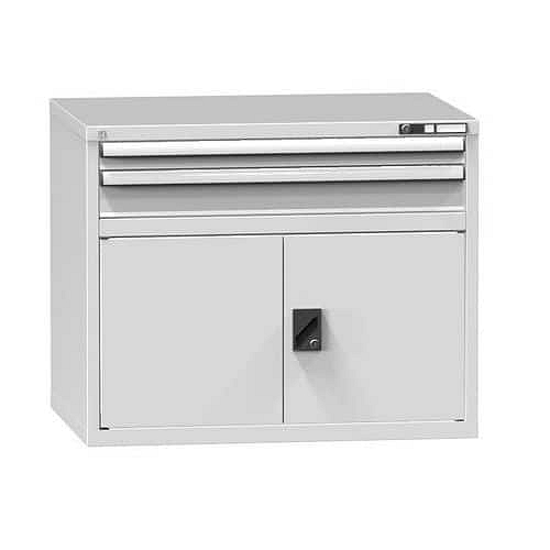 Zásuvková skříň ZG8, 1037 x 753 x 840 mm, šedá-šedá