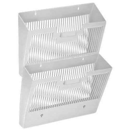 Nástěnný zásobník na dopisy Basics CEP, A4, šedá