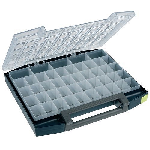 Plastový organizér Raaco Boxxser, 45 přihrádek