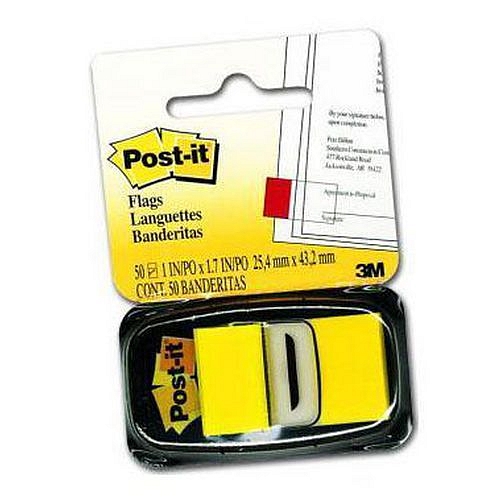 Samolepicí záložky Post-it, 6 ks, žluté