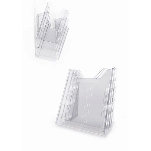 Univerzální držák na prospekty Combiboxx, 3 přihrádky A4