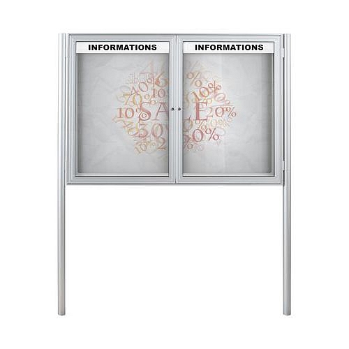 Magnetické vitríny Daisy, dvoukřídlé