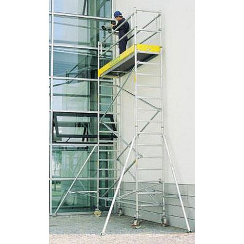 Pojízdná hliníková lešení s plošinou