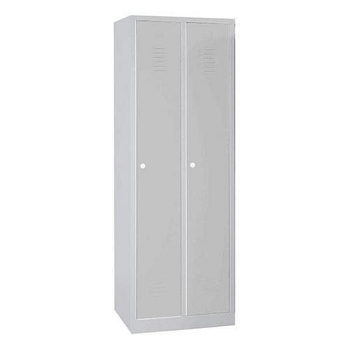 Svařované šatní skříně Manutan DURO PROFI, 2 oddíly