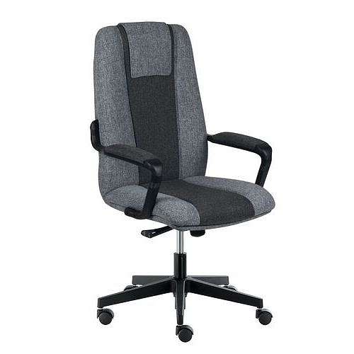 Kancelářské křeslo Tribun, šedá/černá