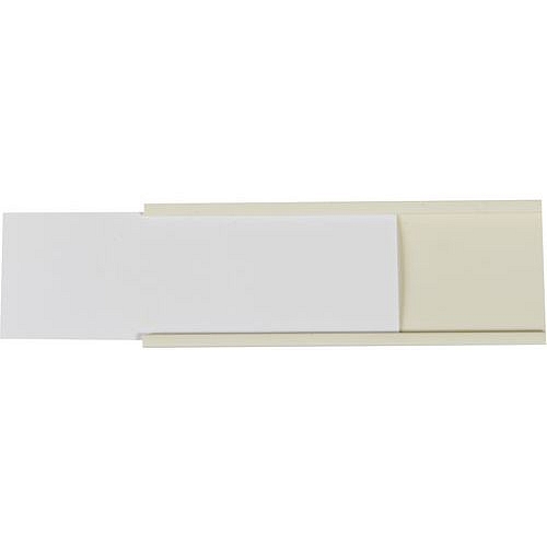 Držák etiket na regály, samolepicí, 30 x 80 mm