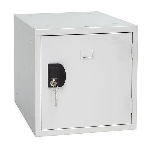 Svařovaný šatní box Manutan Expert John, šedý/šedý