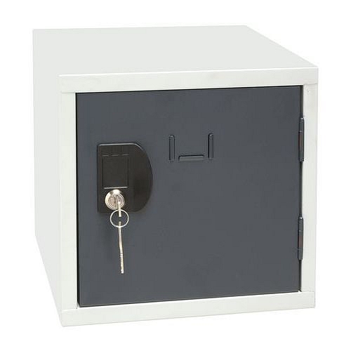 Svařovaný šatní box Manutan Expert John, šedý/antracit