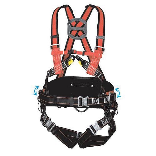 Bezpečnostní zachycovací postroj P-51E s polohovacím pásem a automatickou sponou