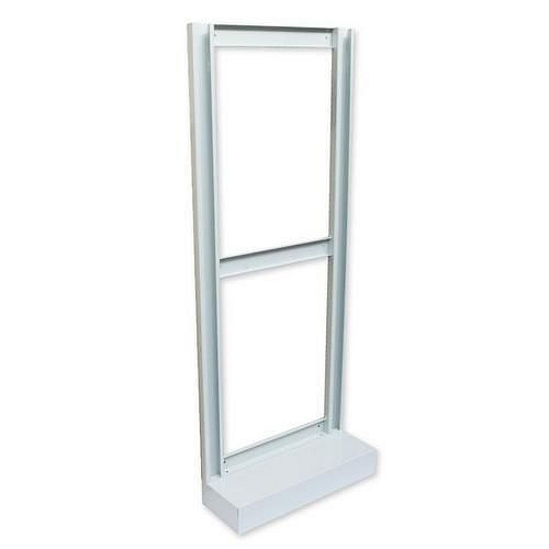 Kovový stojan na zásuvkové moduly, střední jednostranný