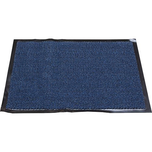 Vnitřní čisticí rohož s náběhovou hranou, 90 x 60 cm, modrá
