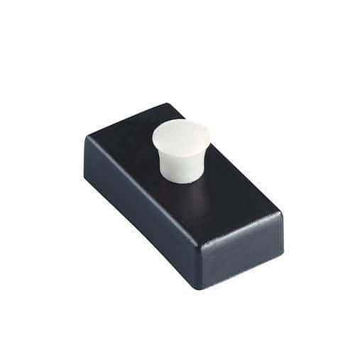 Obdélníkový magnet, černý/bílý, 23 x 55 mm