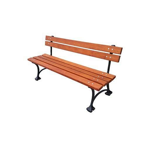 Boho lavička lehká s opěradlem - šířka 180 cm