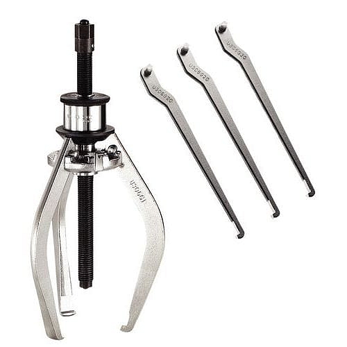 Vnitřní a vnější stahovák se 2 nebo 3 čelistmi, extrakční výkon min. průměr 50 mm