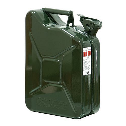 Plechový kanystr PHM, zelený, 10 l