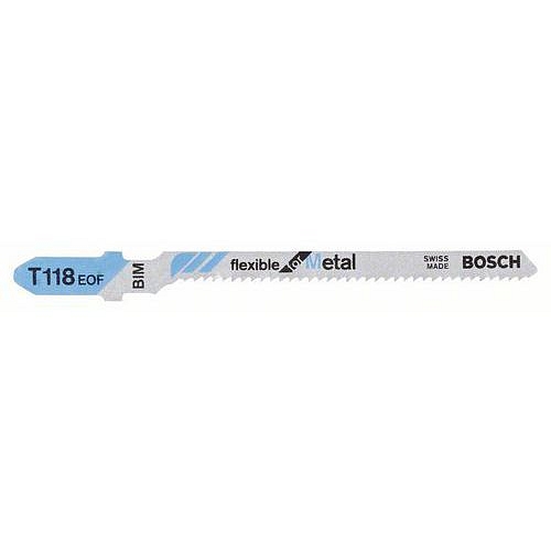 Bosch - Pilový plátek do kmitací pily T 118 EOF Flexible for Metal, 3ks x 10 BAL