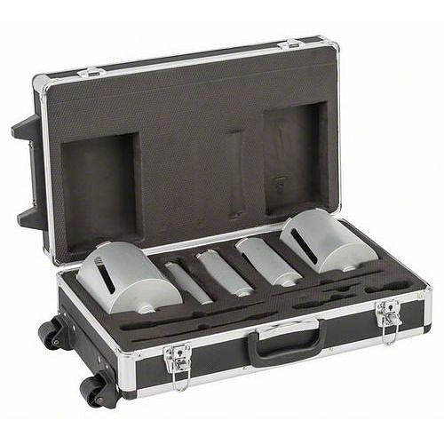 Bosch - 5dílná sada diamantových vrtacích korunek pro vrtání za sucha G 1/2' 38; 52; 65; 117; 127 mm, 150 mm, 7 mm