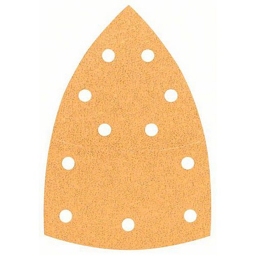 Bosch - Brusné papíry C470 pro multibrusky, Best for Wood and Paint, 102 x 62, 93 mm, 11 otvorů