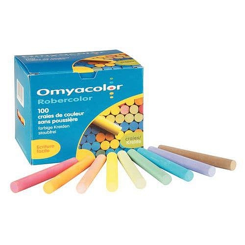 Křídy Vanerum, 100 ks, mix barev