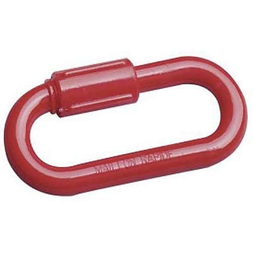 Polyamidová rychlospojka na plastové řetězy, červená, průměr 10 mm