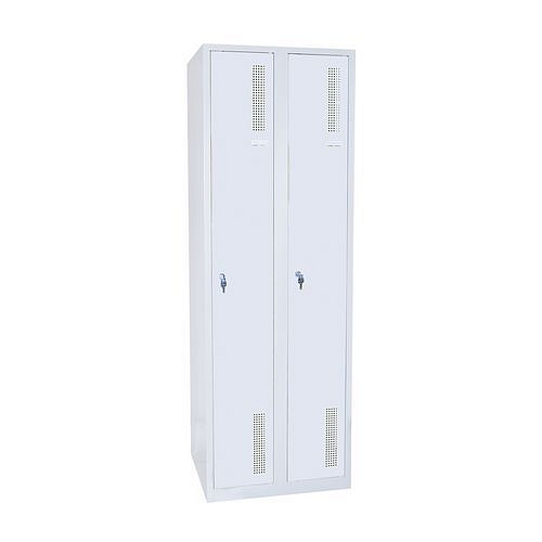 Svařované šatní skříně DURO SAFE, 2 oddíly