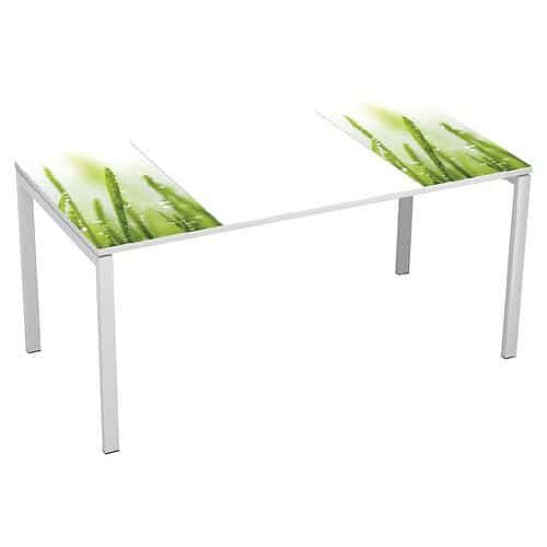 Kancelářský stůl Manutan Expert Easy Office, 160 x 80 x 75 cm, příroda