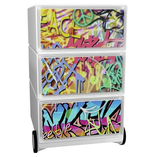 Mobilní kontejner Manutan Expert Easy Office, 3 zásuvky, 64,2 x 39 x 43,6 cm, freestyle