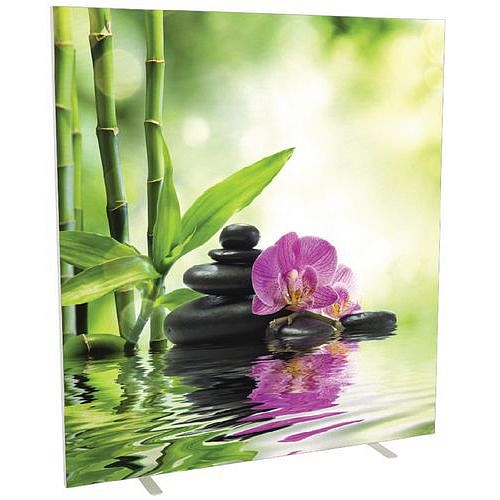 Paraván Manutan Expert Easy Office, 160 x 174 x 39 cm, příroda