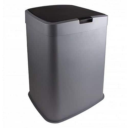 Odpadkový koš 70 l V-Part šedý/černý