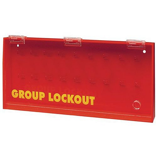 Box na klíče a zámky Brady, 406 x 195 x 64 mm