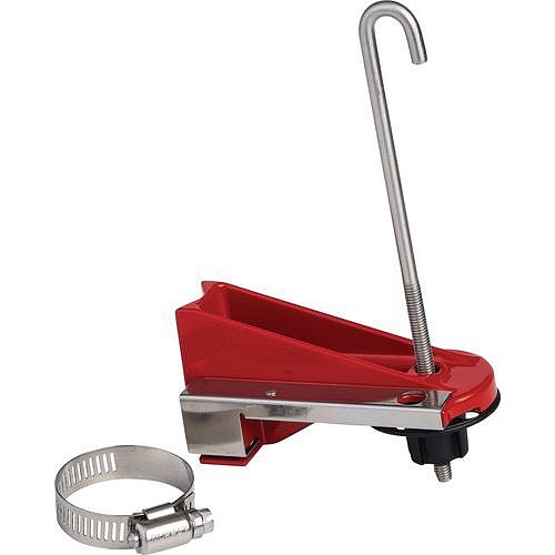 Uzamykací systém na uzavírací pákový ventil Brady, výška 108,20 mm