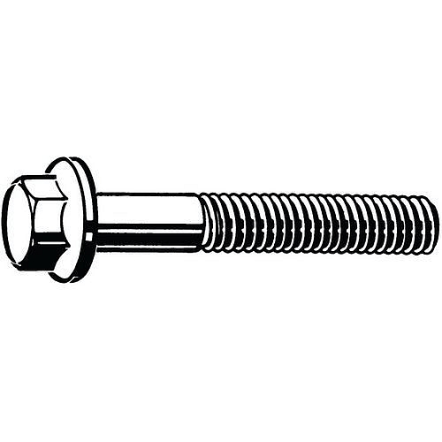 Šestihnanný šroub s přírubami DIN 6921 Ocel Pravý Pozinkované žlutě pasivované 8.8 M8X12