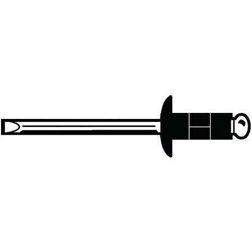 Trhací nýt s vypouklou hlavou Multigrip, typ B Nerezocel A2 St.St. A2-St.St. A2
