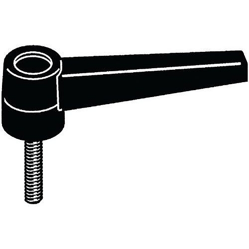 Upínací páka zpevněná s pozinkovaným šroubem Sklolaminátem vyztužený plast M10X40