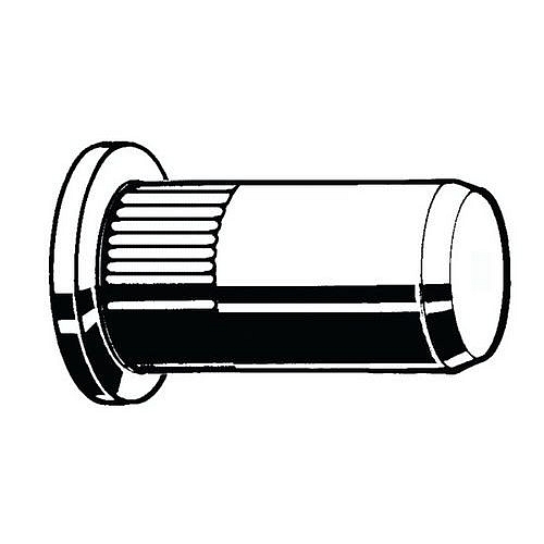 Nýtovací matice zavřený typ Hliník